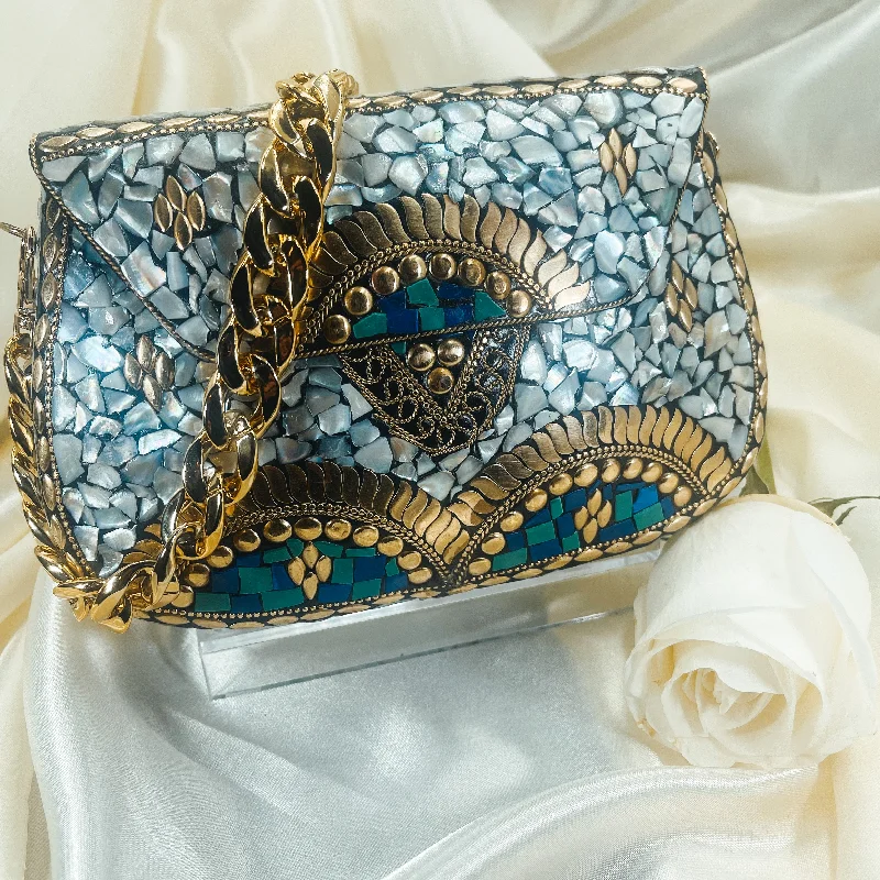 Price Break MOORNI Mosaic Clutch