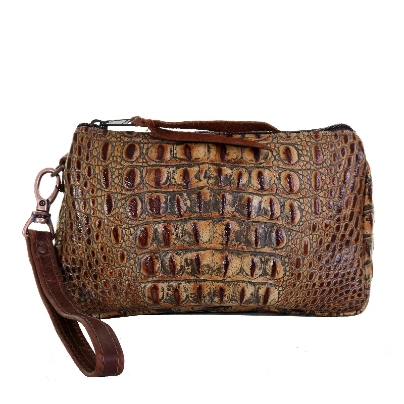 Unmissable Sale – Shop Before It'S Over MPG105 - Savannah Hornback Gator Print Makeup Pouch Unmissable Sale – Shop Before It'S Over MPG105 - Savannah Hornback Gator Print Makeup Pouch