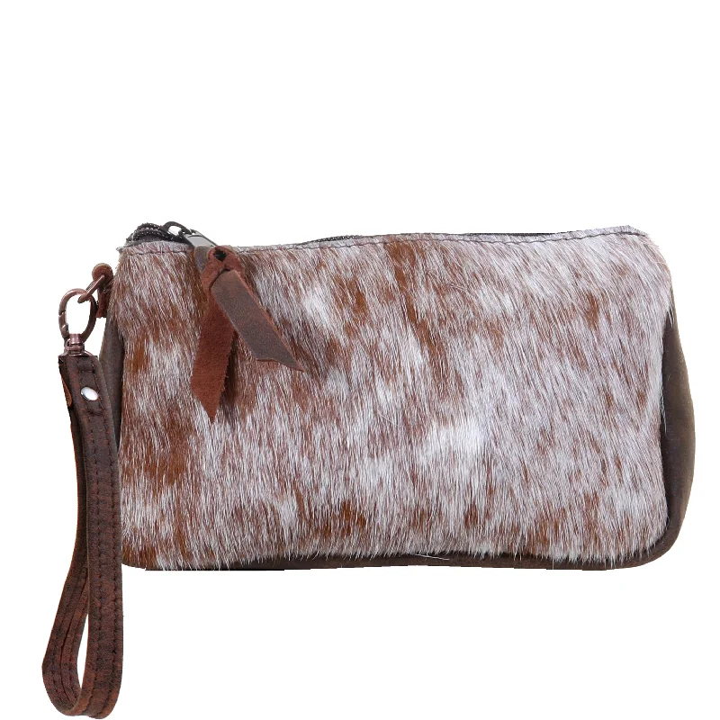 Weekend Savings Bonanza MPG111 - Roan Cowhide Makeup Pouch