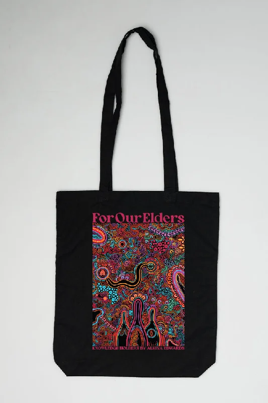 Weekend Specials to Cherish Knowledge Holders Black Cotton Tote Bag