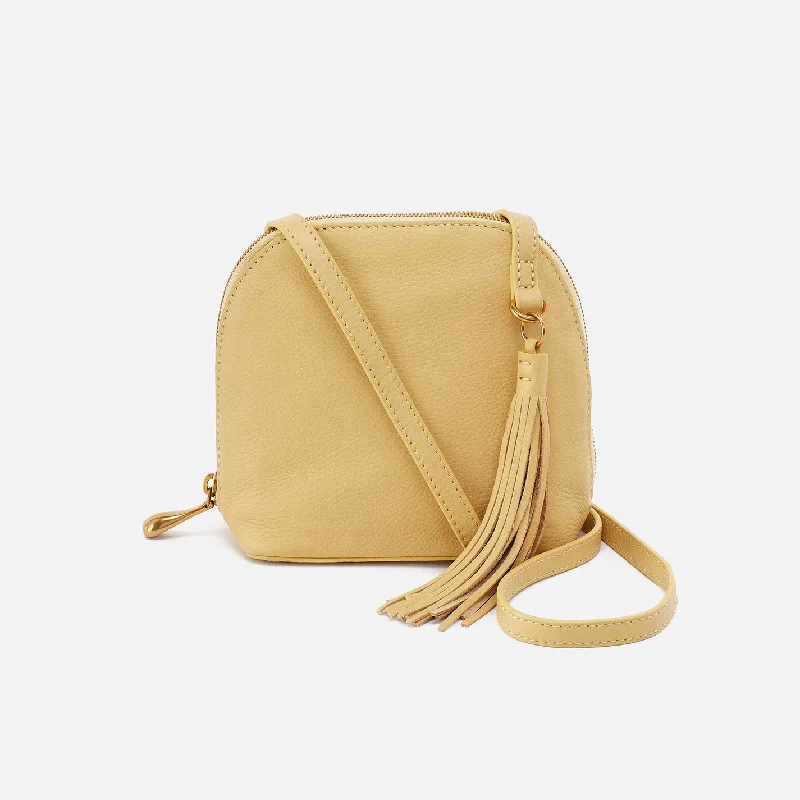 Weekend-Only Price Drops Nash Crossbody in Pebbled Leather - Flax