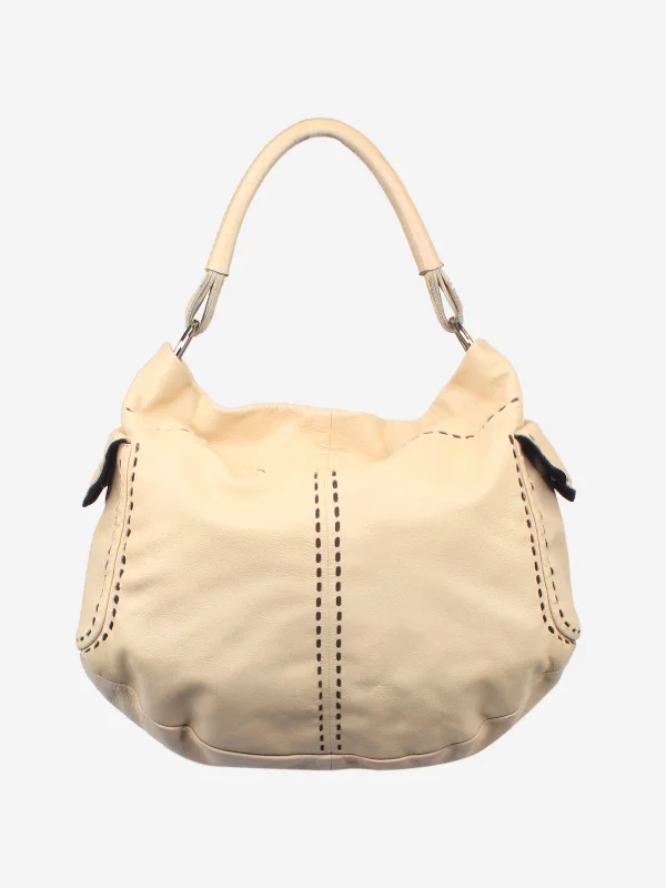 Final Clearance Tan leather top handle bag