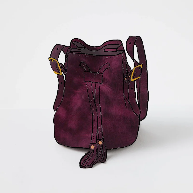 Early Bird Purple Cheaha Bucket Bag