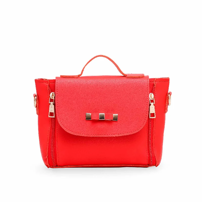 Closeout Deal Red Casual Shoulder Bag P56082