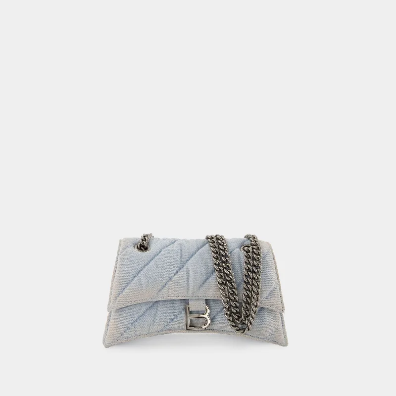 Savings Event Hobo Crush S Bag - Balenciaga - Denim - Blue