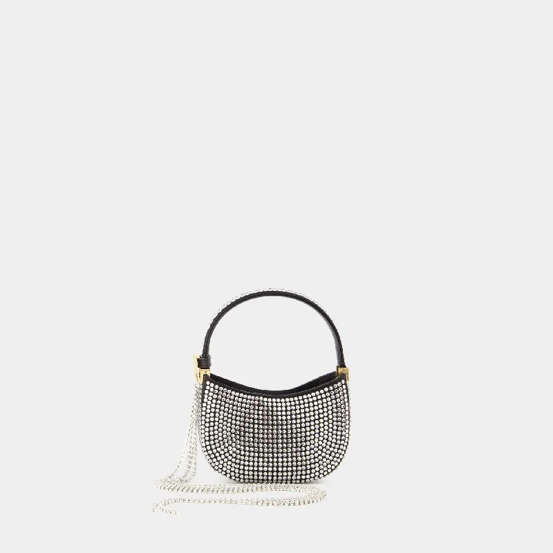 Price Drop Micro Vesna  Hobo Bag - Magda Butrym - Black - Strass