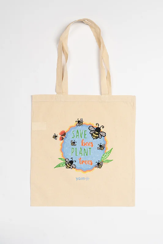 Your Favorite Items Now At Unbeatable Prices Save Bees, Plant Trees Long Handle Natural Cotton Tote Bag Your Favorite Items Now At Unbeatable Prices Save Bees, Plant Trees Long Handle Natural Cotton Tote Bag