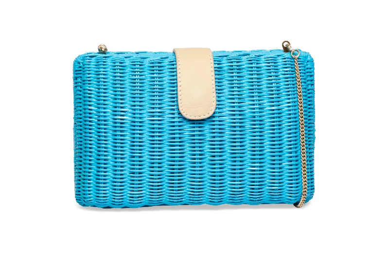 Instant Discount Sen Clutch - Ocean Blue