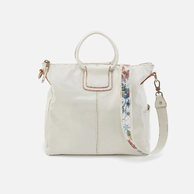Weekend Deals to Make You Happy Sheila Large Satchel in Polished Leather - Latte