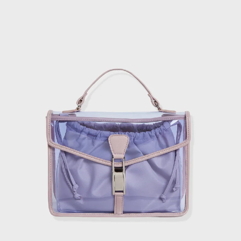 Time-Limited Offer SOPHIE PVC SLING BAG LAVENDER