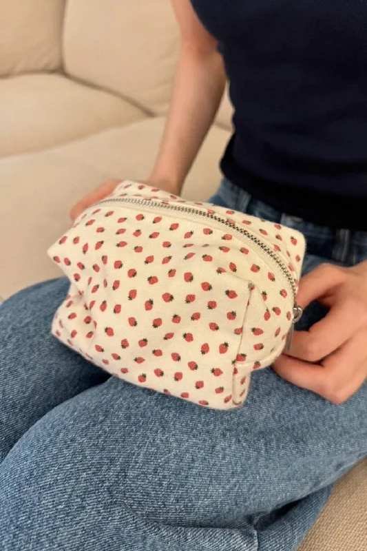 Weekend-Only Deals You'll Love Strawberries Makeup Bag