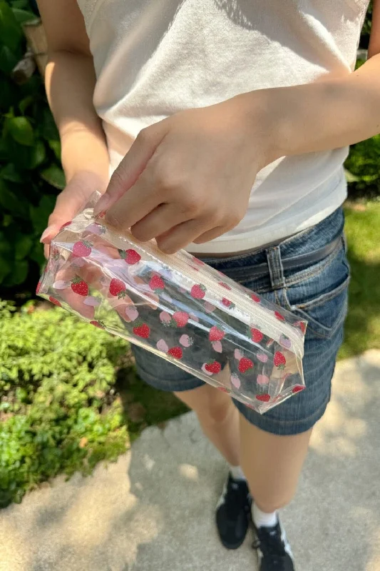 The Perfect Time To Shop And Save Strawberries Makeup Bag