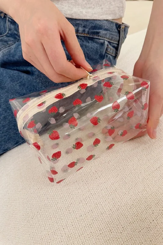 Unbeatable Prices On Best-Selling Items Strawberries Makeup Bag