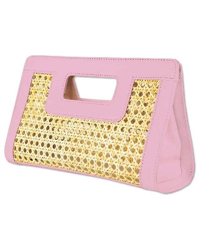 New Deals SUGAR CANE CLUTCH | BUBBLE GUM