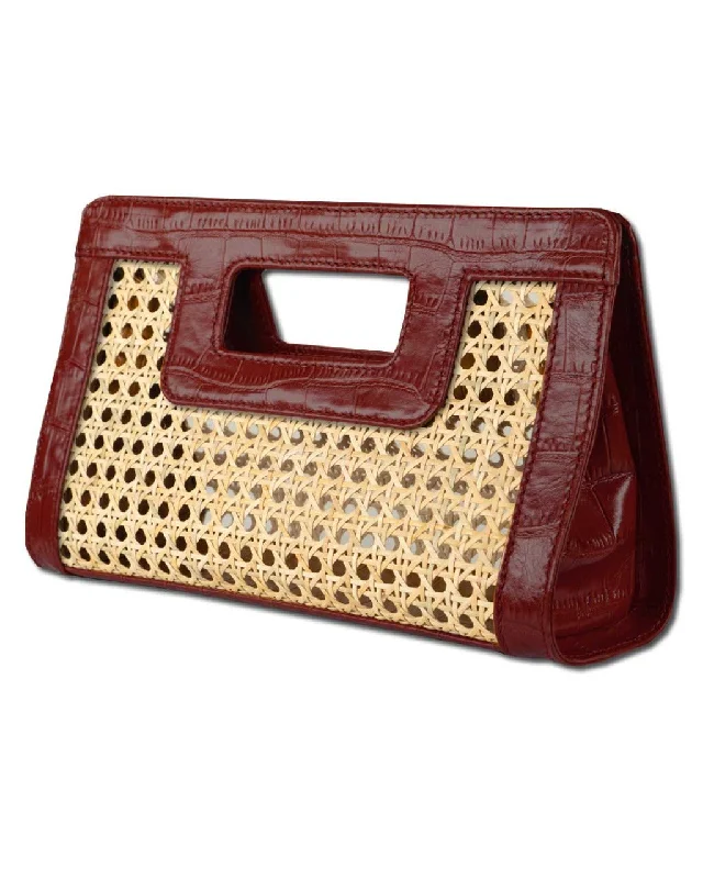 Take Advantage SUGAR CANE CLUTCH | CHERRY