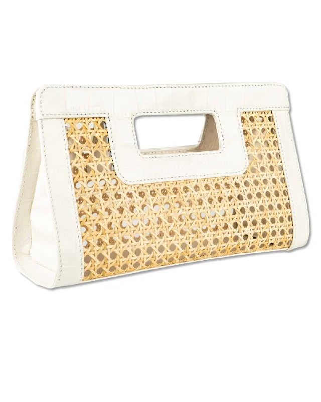 Flash Sale SUGAR CANE CLUTCH | WHITE