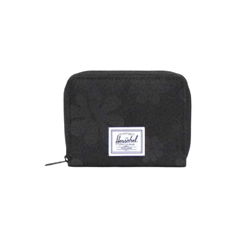 Bargain Bin Tyler Wallet (Black Floral Sun)