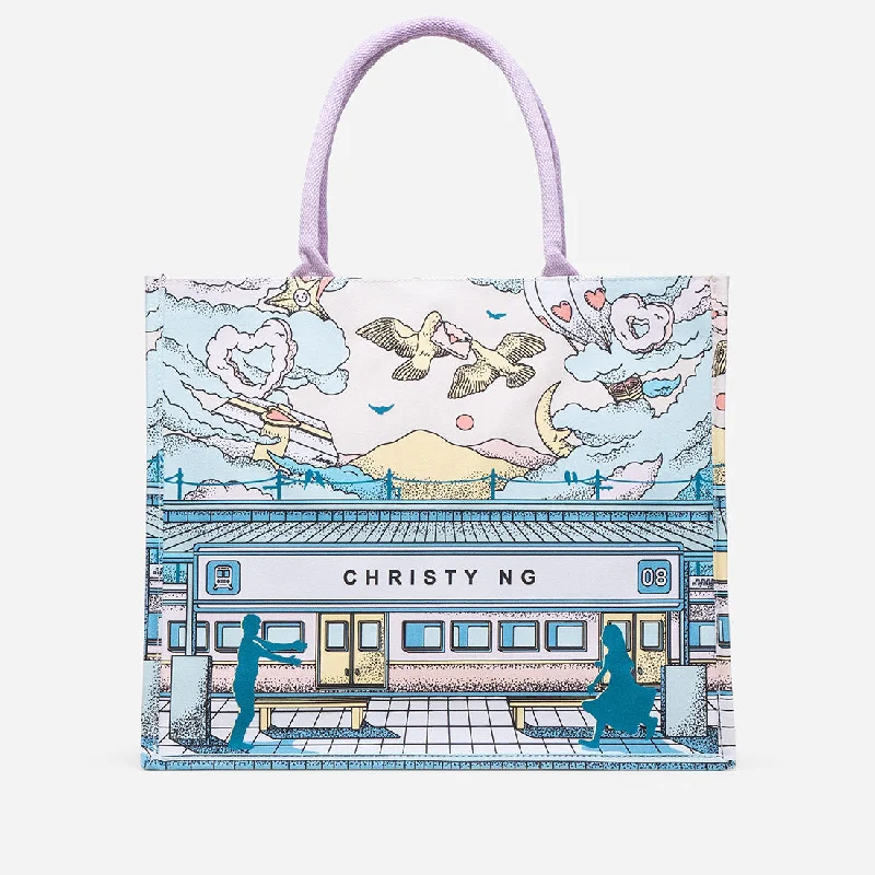 Crazy Deals Valentine's Day Large Canvas Tote Bag