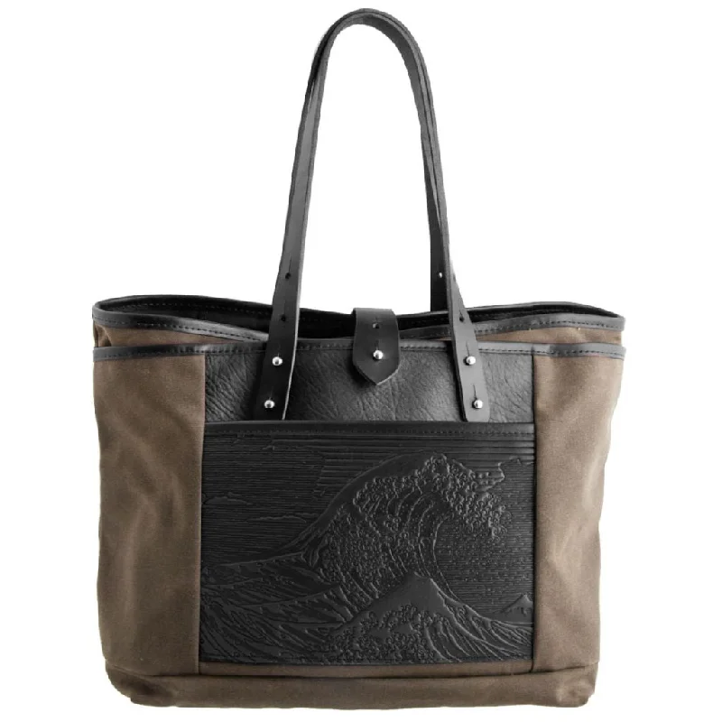 Act Fast Everyday Tote, Hokusai Wave