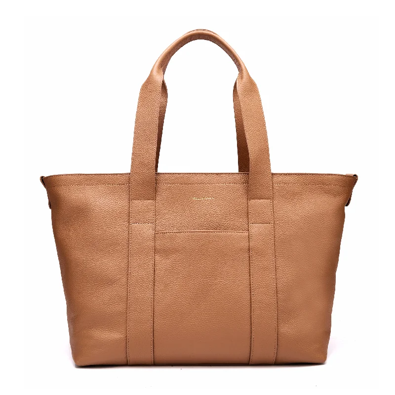 Weekend Sale: Don't Miss Out 16" Slouchy Leather Laptop Tote | Large Capacity