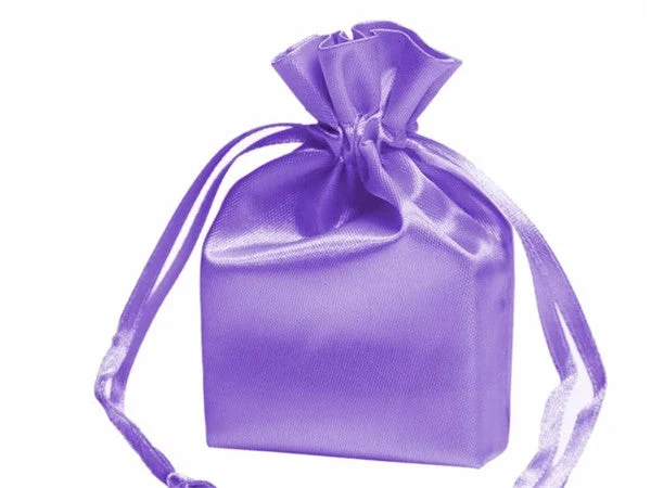 Major Savings 5x7 Lavender Elegant Satin Bags - 12 pcs