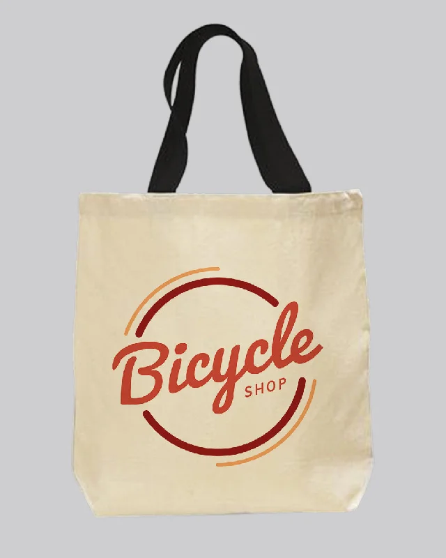 Can't Beat Color Handle Custom Logo Canvas Tote Bags - Canvas Tote Bags With Your Logo Can't Beat Color Handle Custom Logo Canvas Tote Bags - Canvas Tote Bags With Your Logo