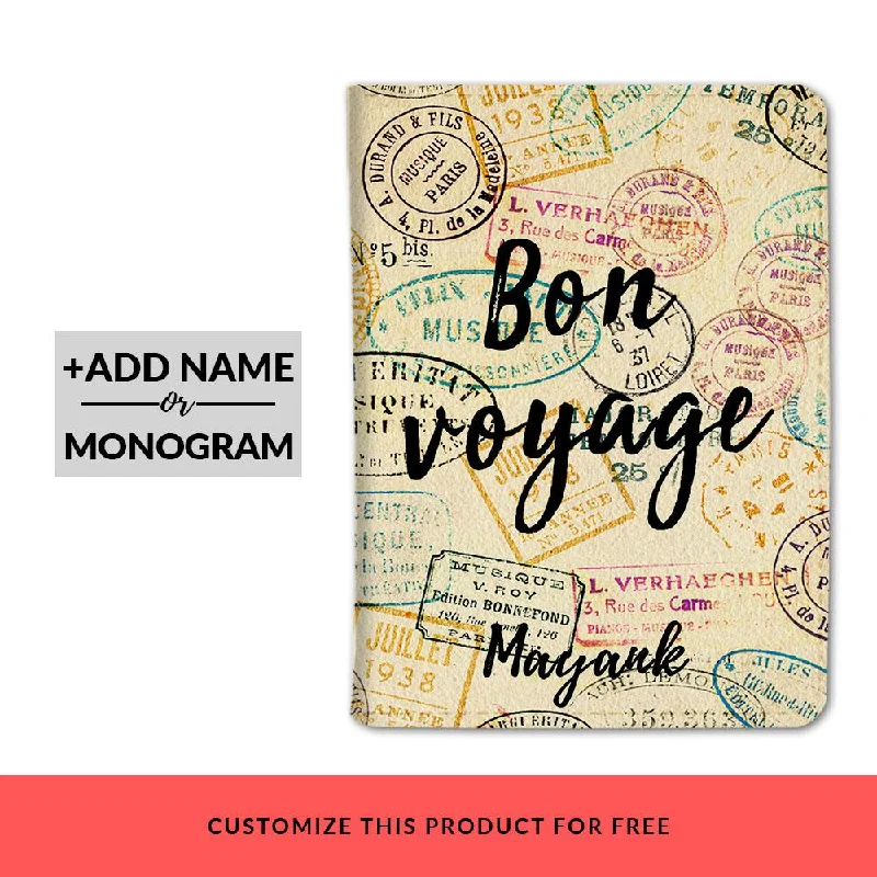 Deal Explosion Bon Voyage Custom Passport Cover