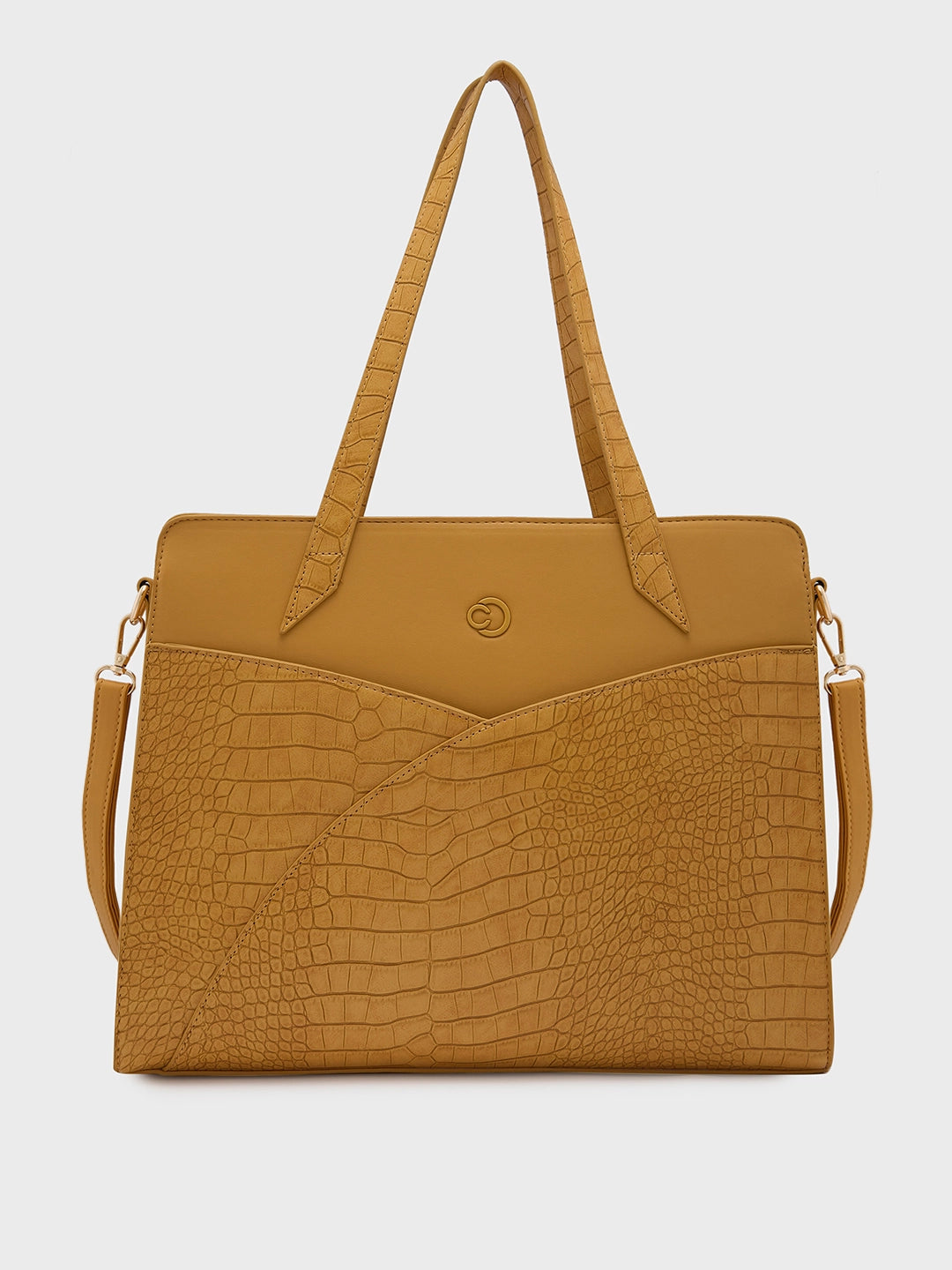Special Discount Cabo Laptop Satchel Large Handbag Ochre