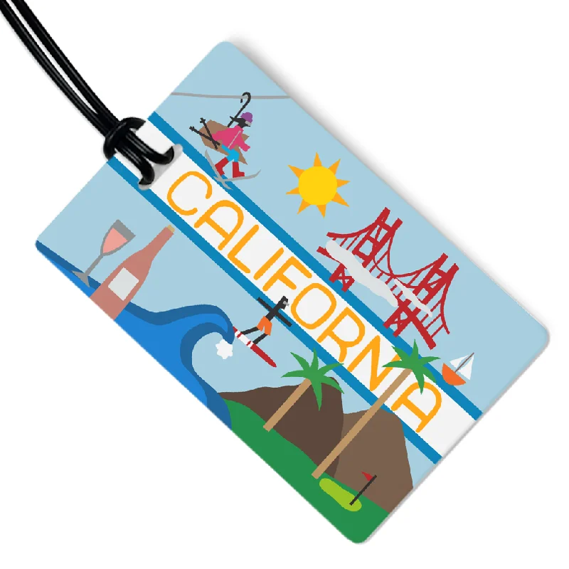 Limited Availability California Luggage Tag