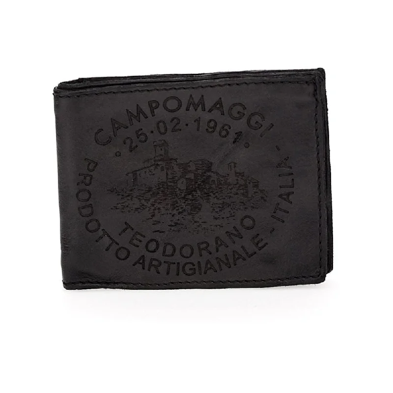 Epic Value Campomaggi Johnny Horizontal Leather Wallet with Coin Pouch, Teodorano Print Epic Value Campomaggi Johnny Horizontal Leather Wallet with Coin Pouch, Teodorano Print