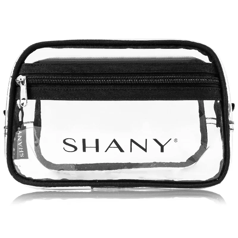 Limited Quantity Clear Toiletry Makeup Carry-On Pouch with Zippered Compartment