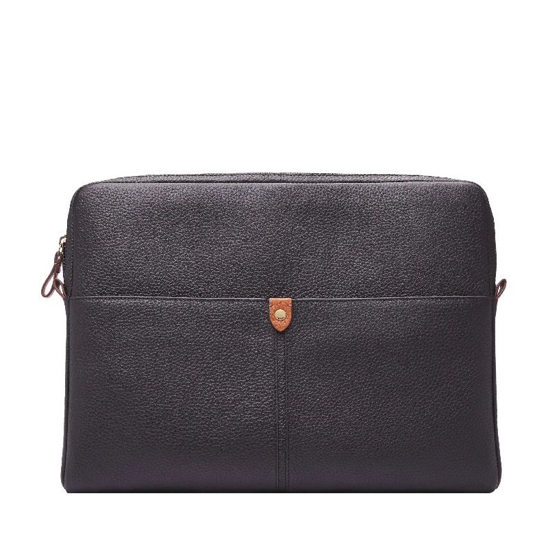 Savings Galore Fossil Men's Gifts Leather Laptop Sleeve