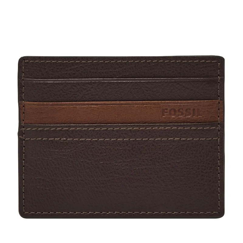 Markdown Sale Fossil Men's Kieran Leather Card Case