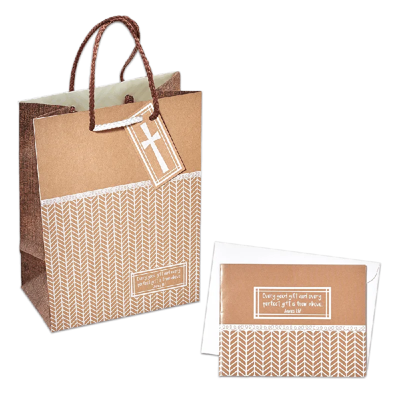 Sale Event Gift Bag with Tag & Matching Card with Envelope