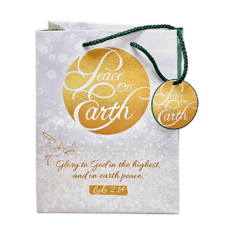 Seasonal Sale Gift Bag & Tag - Peace On Earth