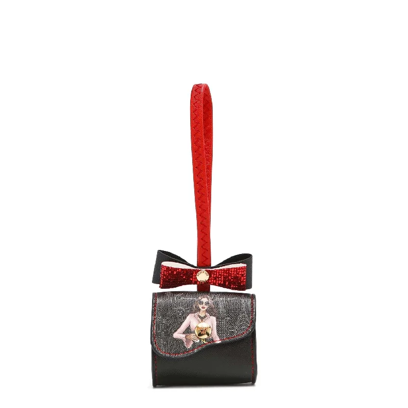 Deal Frenzy GLITTER BOW MINI COIN PURSE