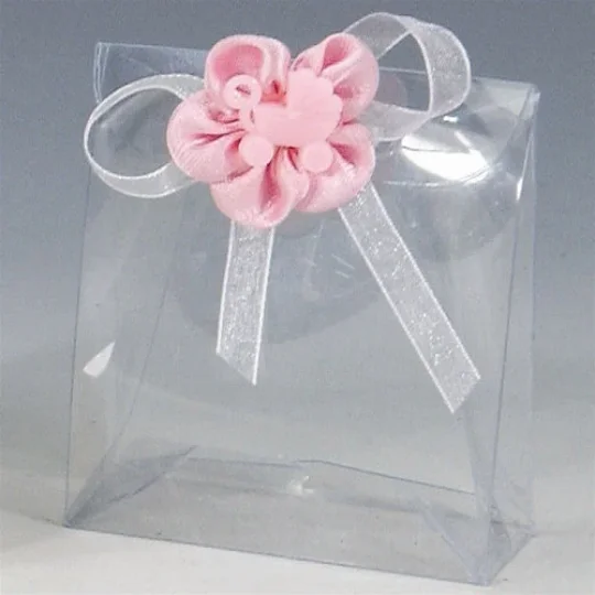 Steals and Deals Glossy Party Favor Paper Box - Top Fold Bag 12 Pcs