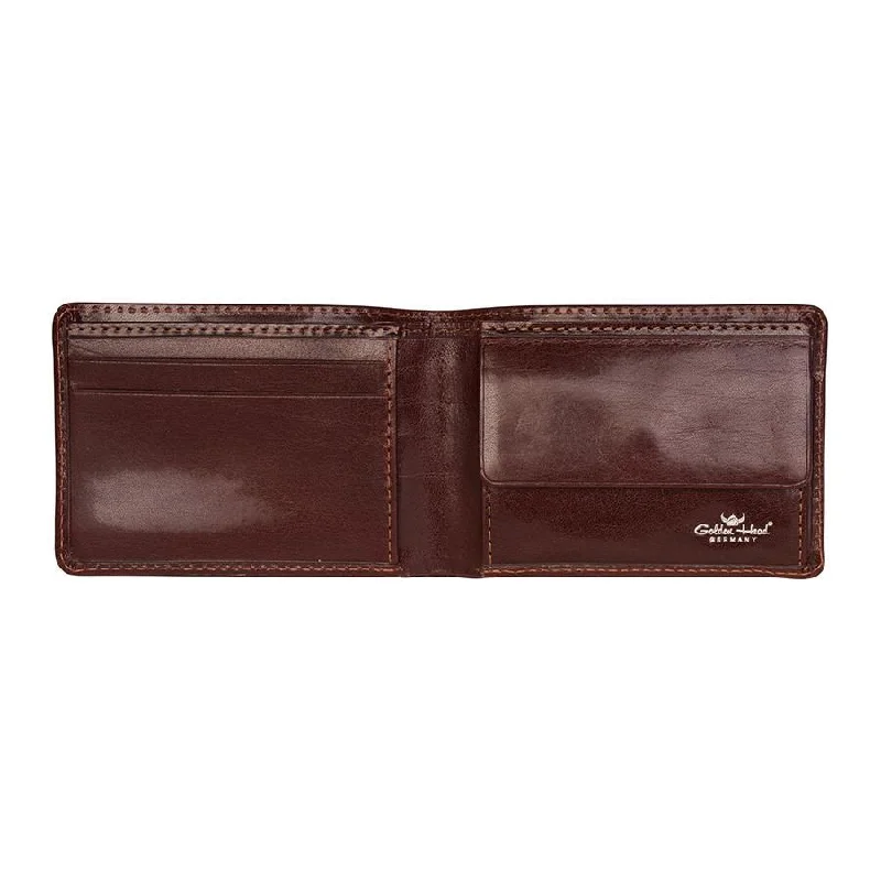 Great Bargain Golden Head Colorado Vegetable-Tanned 2 CC Mini Leather Wallet with Coin Pocket, Tobacco Great Bargain Golden Head Colorado Vegetable-Tanned 2 CC Mini Leather Wallet with Coin Pocket, Tobacco
