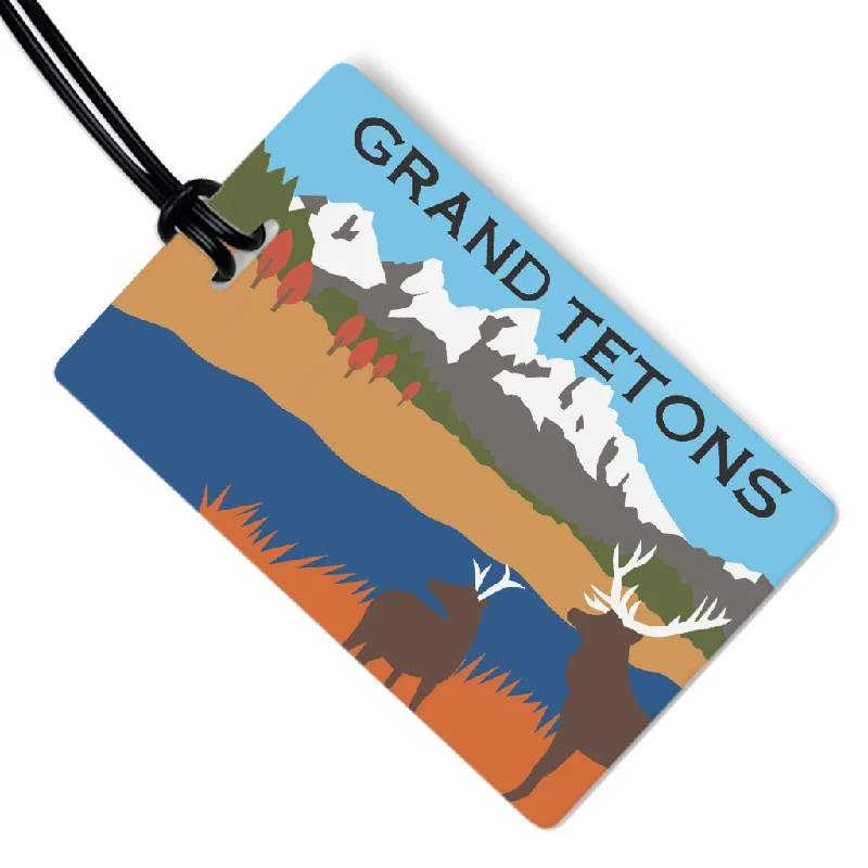 Price Reduction Grand Tetons Luggage Tag