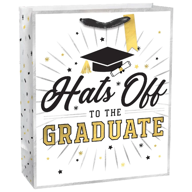 Weekend Savings Extravaganza Hats Off to the Grad Large Paper Gift Bag