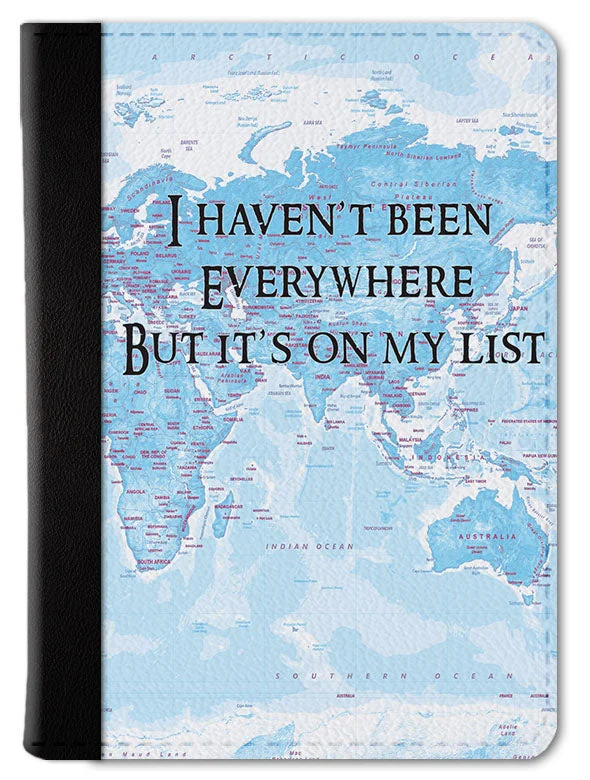 Act Fast It's On My List Passport Wallet