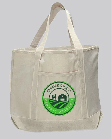 Final Clearance Jumbo Size Heavy Canvas Deluxe Tote Bags Customized - Personalized Tote Bags With Your Logo - TG215 Final Clearance Jumbo Size Heavy Canvas Deluxe Tote Bags Customized - Personalized Tote Bags With Your Logo - TG215