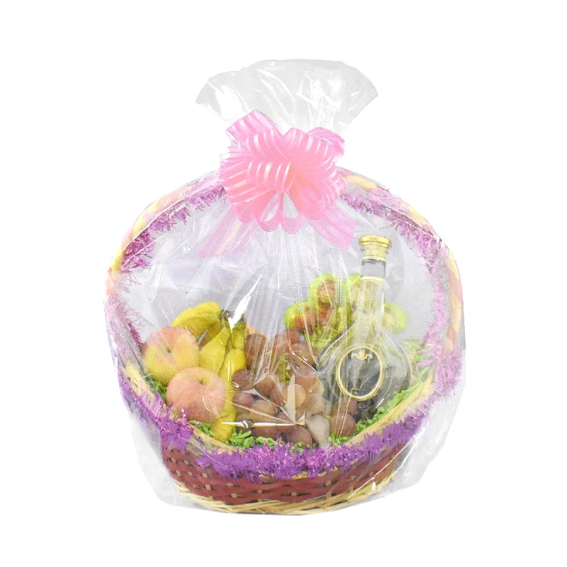The Best Time To Shop Is Now Large Gift Basket Cellophane Bag, 28-Inch x 24-Inch - Clear The Best Time To Shop Is Now Large Gift Basket Cellophane Bag, 28-Inch x 24-Inch - Clear