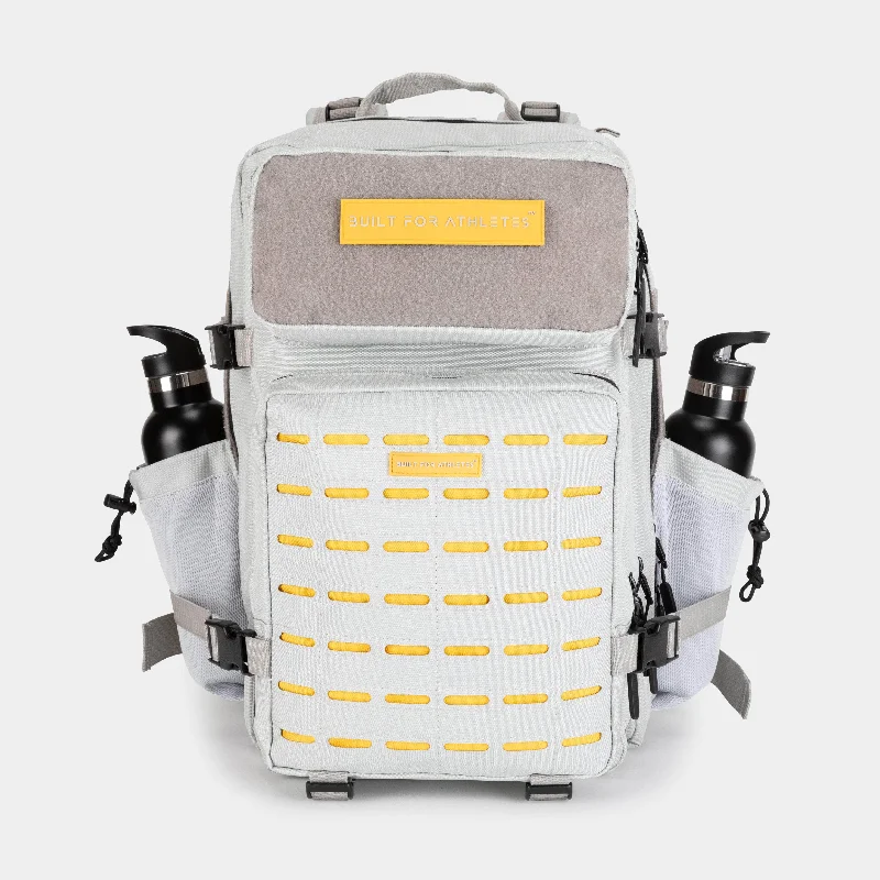 Weekend Discounts to Delight Large Grey & Yellow Gym Backpack