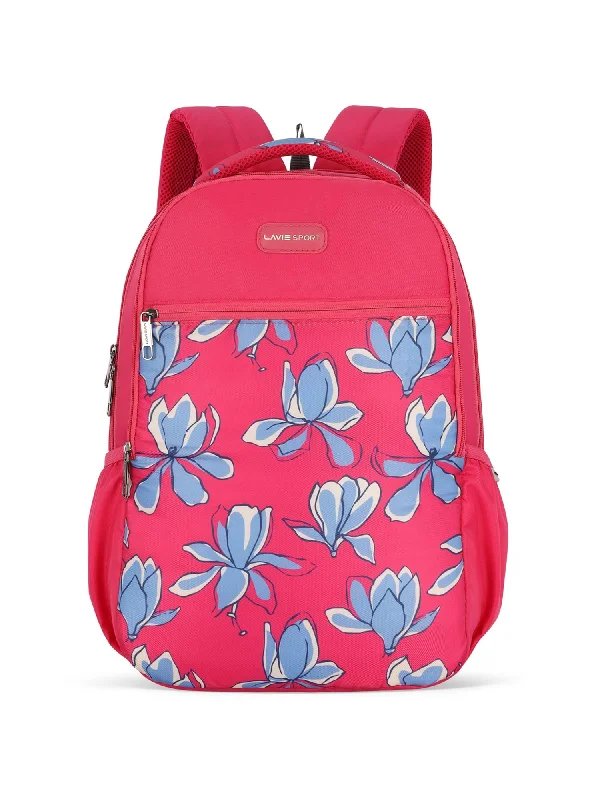 Bonus Savings Lavie Sport Bloomy 26L Floral Printed School Backpack for Girls Magenta Bonus Savings Lavie Sport Bloomy 26L Floral Printed School Backpack for Girls Magenta
