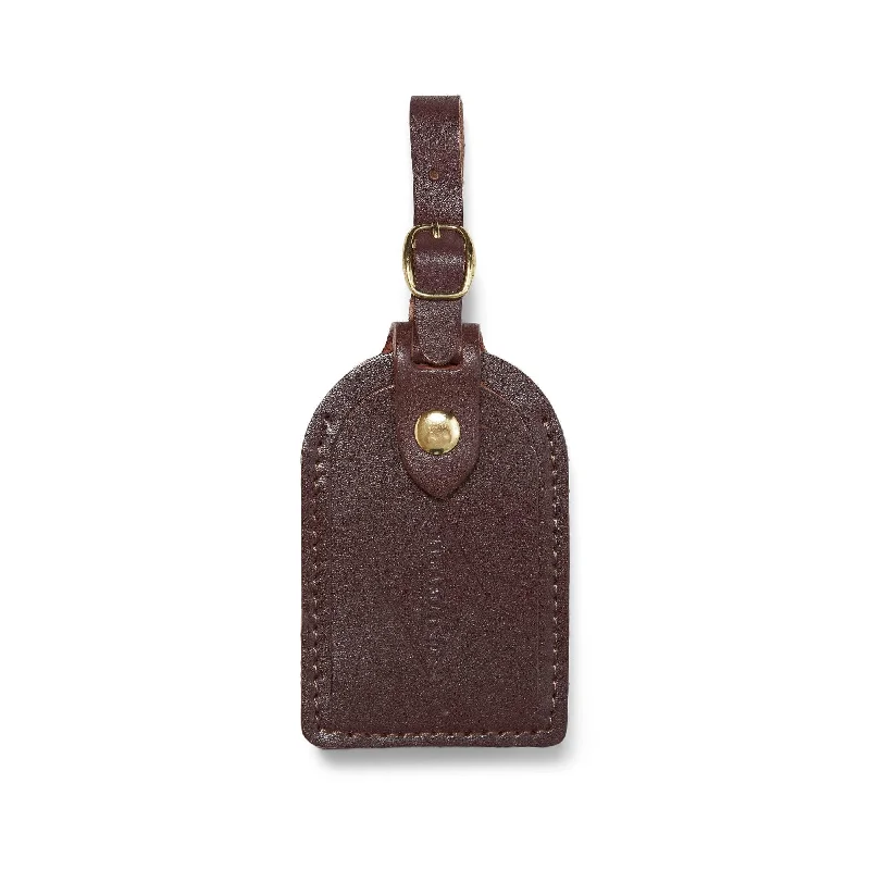 Final Markdown Chocolate Brown Leather - Luggage Tag