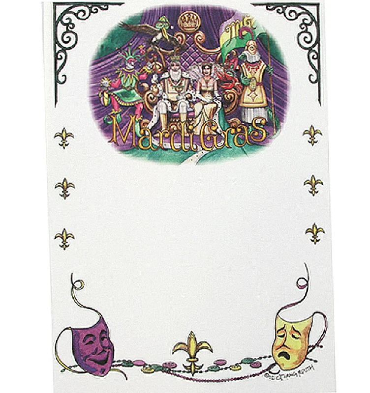 Stock Up On Your Favorites While It Lasts Mardi Gras Court, King, Queen & Jester Note Cards Stock Up On Your Favorites While It Lasts Mardi Gras Court, King, Queen & Jester Note Cards