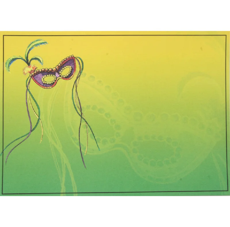 Weekend Bargains to Indulge In Mardi Gras Masquerade Invitation, Individual