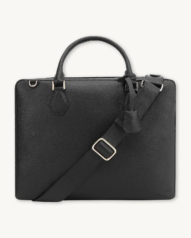 Deep Discounts CARTHAGE BRIEFCASE BLACK