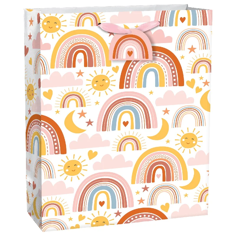 Final Markdown Neutral Rainbow Super Large Gift Bag